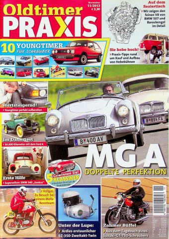 Deckblatt Oldtimer Praxis (11/2013)